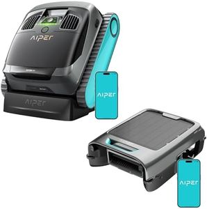 (Upgrade) AIPER Scuba X1 and Surfer S2, Complete Comprehensive Pool Care (Floor, Wall, Waterline and Pool Surface), Ideal for In-Ground Pool up to 2150 sq.ft