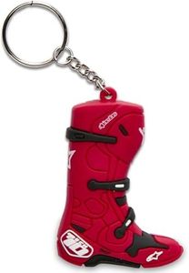 Alpinestars New Tech 10 Boot Keyfob Llavero Talla Unica Unisex Rojo