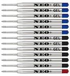 Quality Ballpoint Pen Refills, Cheap but Long Lasting, Medium Point. Fits Parker Ball Pen Too. G2 Style Refill Made in Germany (Discovery Pack)