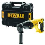 DEWALT 18V XR Brushless 26mm SDS-Plus Hammer Drill - Bare Unit (No Battery or Charger), Metallic Silver, DCH133NT