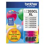 Brother Printer Genuine High Yield Color Ink Cartridge, LC2033PKS, Replacement Color Ink Three Pack