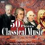 3CD 50 Pieces Classical Music, Beethoven, Vivaldi, Mozart, Nocturnes, Piano Sonata, Symphony, Il Barbiere Di Siviglia, Four Season