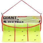 W4W, Giant Sticky Fly Trap Roll - MAX Strength - Outdoor/Indoor - Non Toxic - for Flies and Other Bugs (2 Pack- Contains 2 Giant Fly Rolls)