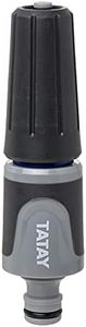 Tatay Boquilla Premium para Manguera, Conector Universal, 2 Posiciones, Protección Solar, Fácil Instalación, Gris, Negro