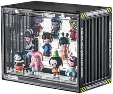 Acrylic Display Case Stand for Figures Unique Design 3 Tier Display Box for Collectibles Stackable Dustproof Clear Display Stand for Pop Mart Action Figures