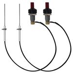 MENSI Indoor Room Space Heater Piezo Igniter Furnace Replacement Push Button Buzzer Ignitor with 400mm Wire Set of 2