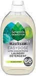 Seventh Generation Laundry Detergent, 23 oz (66 Loads) Ultra Concentrated EasyDose, Power+ Clean Scent