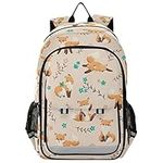 Fox Forest Animals Backpack for Wom