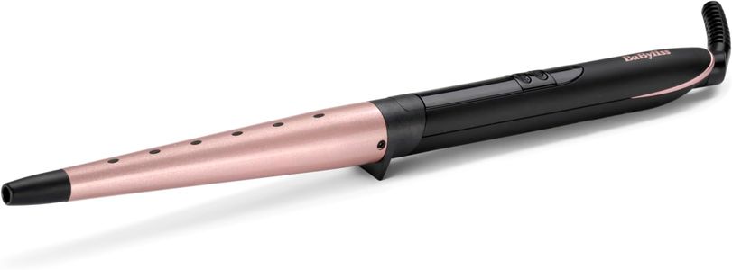BaByliss Rose Quartz Conical Curling Wand – Hair Styling Tool