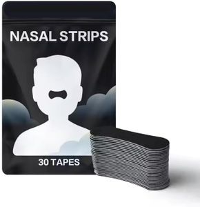 Nose Strips - Extra-Strength Nasal Strips, Anti-Snoring Nose Tape - Pack of 30 Black