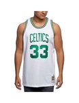 Mitchell & Ness Larry Bird 33 Replica Swingman NBA Jersey Boston Celtics White HWC Basketball Trikot