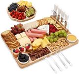 hecef Cheese Board Set of 13, Bambo