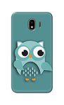 RGSVCases Blue Owl Vector Printed Designer Hard Case for Samsung Galaxy J4, J400F/DS, J400G/DS Back Cover -(7S) RSV2024