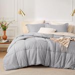 Bedsure Grey King Comforter Set - G