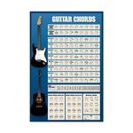 Pyramid America Guitar Chords Music Educational Cool Wall Decor Art Print Poster 60x90