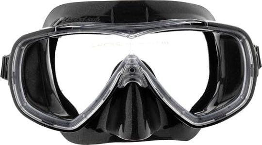 Cressi Onda Mask - Single Onda Mask for Diving and Snorkeling , One Size, Unisex Adult, Black / Black