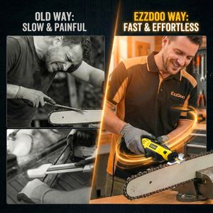 EzzDoo Electric Chainsaw Sharpener Kit – Portable Sharpening Tool