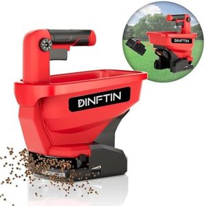 Dinftin Handheld Seed Spreader for Milwaukee M18 Li-ion Battery,Available Year-Round，Grass Seeds, Rock Salt and De-icer Out-Doors