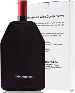 Wine Cooler Sleeve, Wine Bottle Gel Cooler Sleeve Freezer Chiller, Long Lasting Keep Wine Cool and Chill Sleeve for Prosecco Champagne Beer Wine Bottles