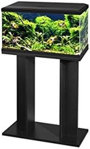 Ciano Aquarium Fish Tank with Stand/Filter/LED Lighting 60cm 2ft 58L (Black)