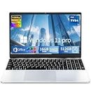 HILLSUSU 2026 Flagship 15.6" Business Laptop Computer, 16GB RAM 512GB SSD, Core i5-7Y54(Up to 3.2GHz), Windows 11 Pro, Fan Cooling, 2-Year Warranty, Portable Traditional Lap Top for Students & Work