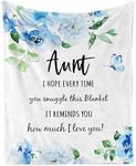 Julazy Aunt Gifts Blanket 60"x50", 