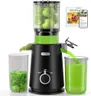 ECOSELF Juicer Machines Easy to Clean, with Wide Mouth & Large Feed Chute, Professional Cold Press Juicer For Whole Fruits & Vegetables, Self Feeding for Juice Extractor Machine, High Juice Yield