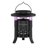 1/4 Acre LED Solar-Powered Outdoor Bug Trap, Traps Mosquitoes, Flies, Moths, Wasps, Gnats, & Other Flying Insects, Bug Zapper Alternative, Chemical-Free, Weather-Resistant Solar Outdoor Mosquito Trap