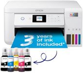 Epson EcoTank ET-2856 A4 Multifunction Air Print and Wi-Fi Ink Tank Printer with double sided printing, Up To 3 Years Of Ink Included