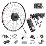 Varstrom 48V 500W 750W Rear Hub Motor Kit - Ebike Conversion Kit for 26"/27.5"/700C Rear Wheel,Electric Bike Conversion with Display & Ebike Battery Optional Fits Mountain/City Bikes