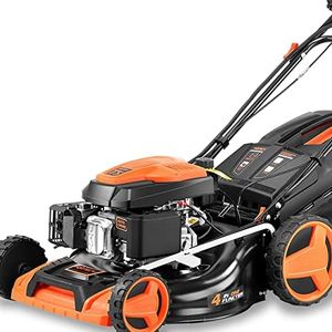 Tagliaerba a benzina con avviamento elettrico e trazione regolabile FX-RM5196eS-PRO FUXTEC tosaerba a scoppio semovente e mulching