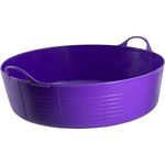 Faulks & Co Red Gorilla - Tubtrug Flexible Multipurpose Tub Large Shallow Purple 35 Ltr