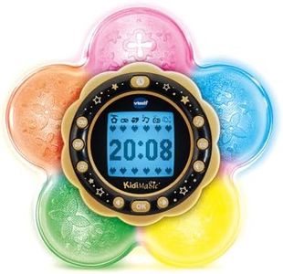 VTech - KidiMagic Galaxy Light Violet, Radio Réveil Enfant 9 en 1 avec Effets Lumineux, Projection d'Aurores Boréales au Plafond, Enceinte, Jeux, Cadeau Enfant de 6 Ans à 12 Ans - Contenu en Français