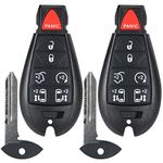 Keyless Remote Smart Key Fob Replacement Fit for Chrysler Town and Country 2008-2016, Dodge Grand Caravan 2008-2020, M3N5WY783X, IYZ-C01C Part # 267F-5WY783X 2701A-C01C