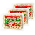 Bartenura Potato Gnocchi, Original 454g (Pack of 3) Made in Italy, Potato Dumplings, Low Fat, No Cholesterol