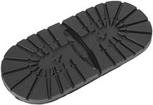 Keyren Front Soles Heel, Boots Shoes Anti-Slip Front Heel Soles Rubber Mute Soles Shoes Repair Accessories Anti-Slip Soles for Replacement (Black Heel)