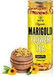 BLUE TEA - Marigold Tea Loose Leaf - 0.88 Oz - (30 Cups) | BLACK DEALS FRIDAY | DETOX TEA | Caffeine Free - Flower Based - Herbal Tea - Non-GMO - Vegan - Gluten Free - Non-Bitter | Pet Jar Pack