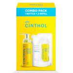 Cinthol Lime Foam Body Wash - Combi Pack (600ml) | 1 Bottle & 2 Refill | Unique Foam Formula for Moisturized & Irresistibly Soft Skin | Suitable for All Skin Types