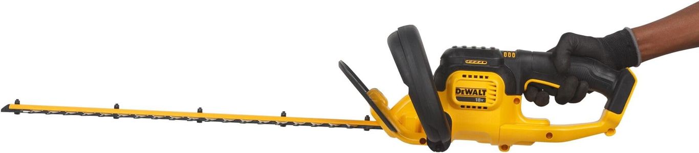 DEWALT 18V XR Cordless Hedge Trimmer – Bare Unit, Yellow