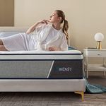 Rimensy Full Mattress, 10 Inch Hybrid Mattress in a Box,Gel Memory Foam Mattress,Individually Wrapped Pocket Coils Innerspring Mattress for Motion Isolation,Medium Firm,Full Size Mattress,54"*75"*10"