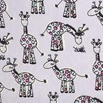 Mook Fabrics Fleece Flannel Giraffe