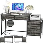 Hyomdeck Computer Desk with 5 Drawe