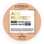 L’Oréal Paris Age Perfect 4-in-1 Tinted Balm, Anti Aging Foundation, Unique Formula with Firming Face Serum That Minimizes Imperfections and Evens Tone, Fair 20, 0.609 Fl. Oz.