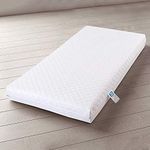 MHG Living Lightweight Waterproof Eco Super Soft Quilt Easy Care Microfiber Baby Toddler Cot Bed Mattress | Breathable Extra Thick | Fits Mothercare, Sizes, 120 x 60 x 13 CM