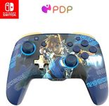 PDP Rematch Enhanced Wireless Nintendo Switch Pro Controller - Rechargeable Battery Powered, Link Hero (Glow in The Dark)