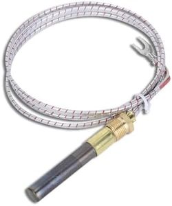 36" Thermopile Generator, Gas Fireplace Replacement Stove Heater Thermopile Accessories Propane Gas Fireplace Aluminum 750mv Fireplace Thermopile Generator Replacement