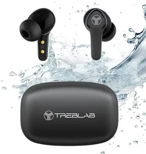 TREBLAB X9 Pro - Hybrid Active Noise Cancelling Earbuds, High-Precision Sound, 6 AI Mics for Calls, IPX6 Waterproof, 50H Playtime, Comfortable for Sports, Work, Travel. Wireless Earbuds Bluetooth 5.3