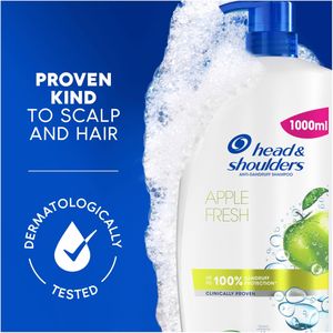 Head & Shoulders Apple Fresh Anti-Dandruff Shampoo 1000ml – Flake Free