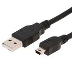 World of Data USB 2.0 Mini Cable, USB-A Male to Mini USB-B Male, 5-Pin - 0.5 m