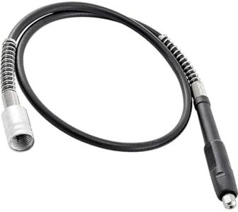 Drilax Flexible Rotary Drill Tool Drive Flex Shaft Attachment 42 inch Extension Fits 1/8 inch Collet Grinding, Polishing Compatible with Standard Rotary Tools
